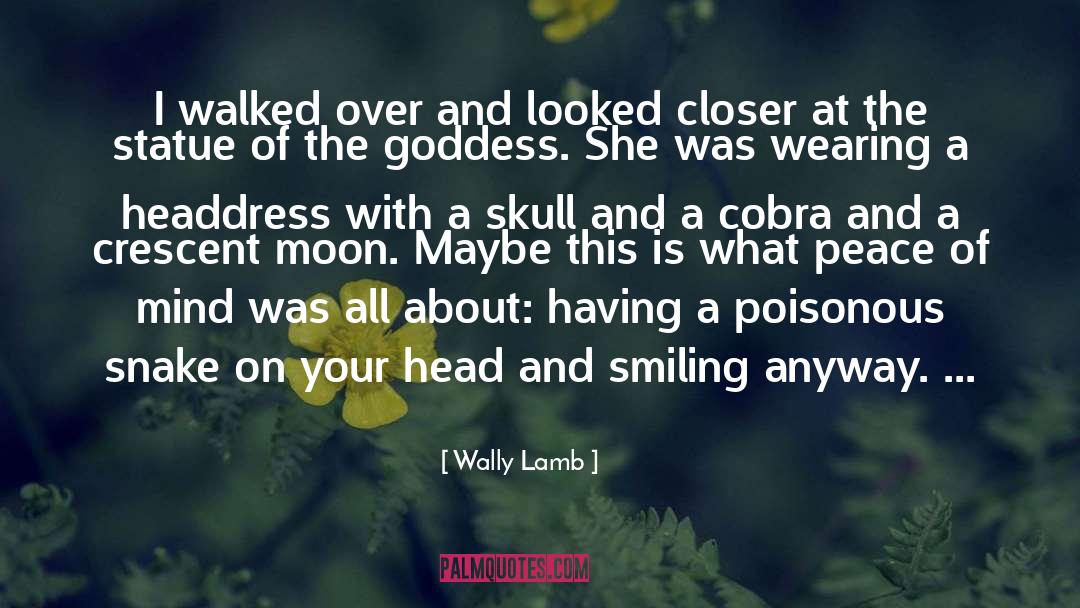Poisonous Snakes quotes by Wally Lamb
