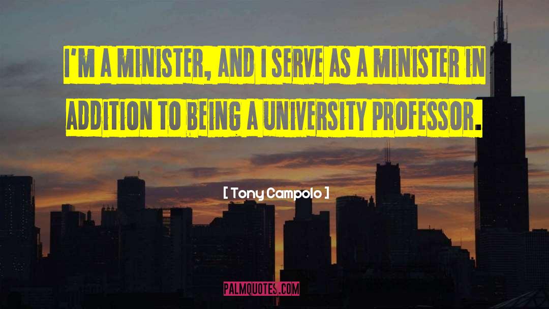 Polakis Minister quotes by Tony Campolo