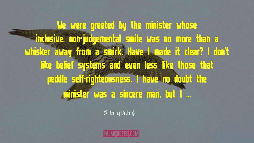 Polakis Minister quotes by Jenny Diski