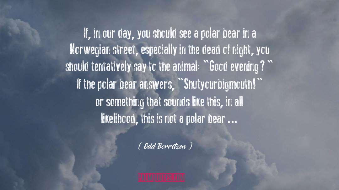Polar Bear quotes by Odd Borretzen