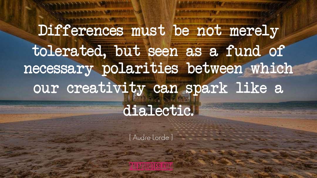 Polarities quotes by Audre Lorde