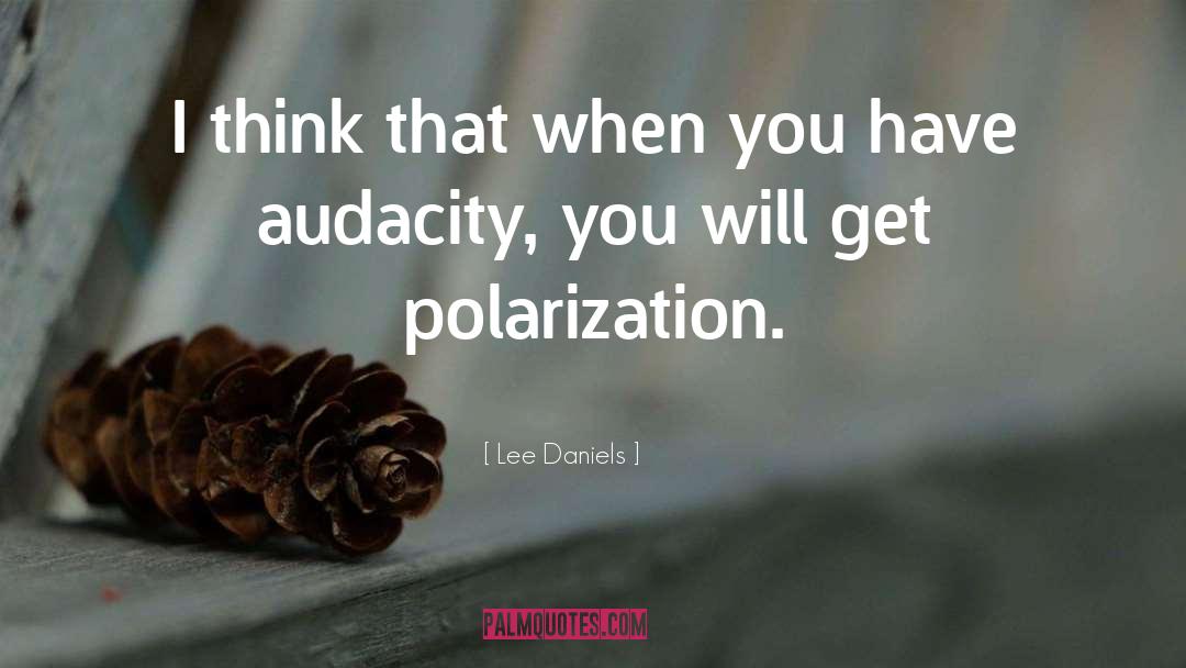 Polarization quotes by Lee Daniels