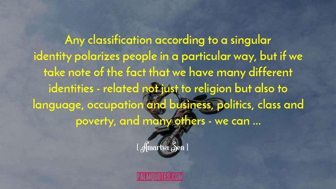 Polarization quotes by Amartya Sen