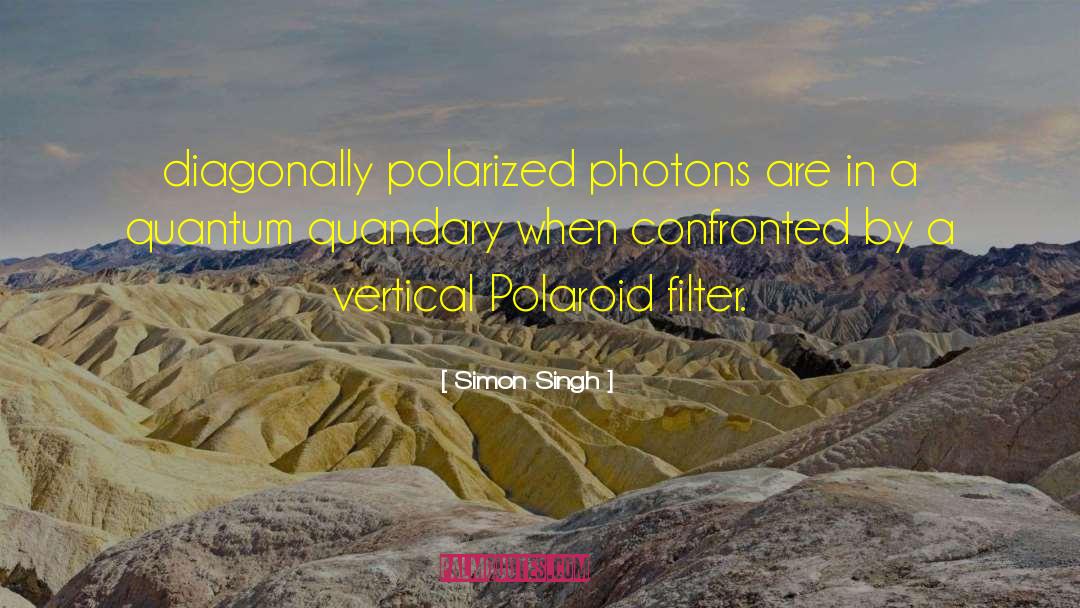 Polaroid quotes by Simon Singh