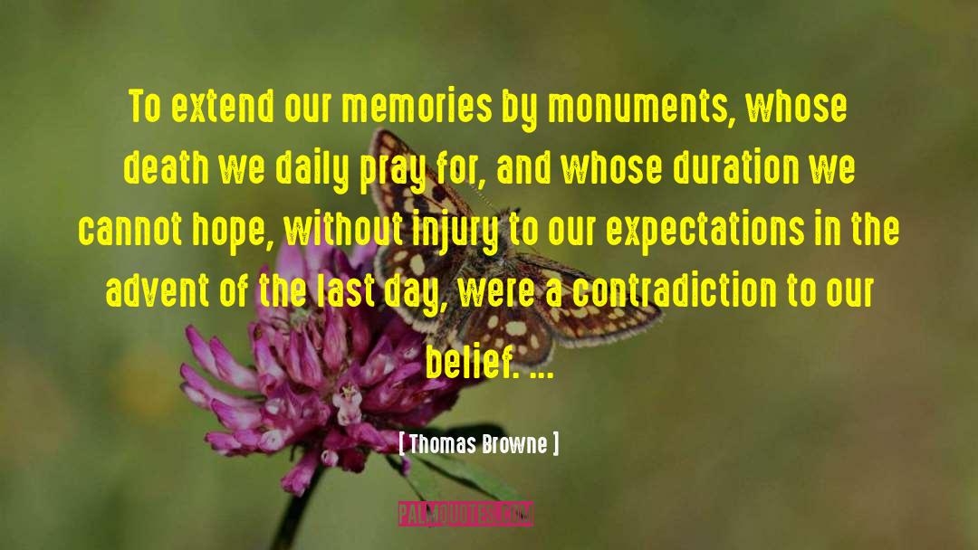 Polchinski Monuments quotes by Thomas Browne