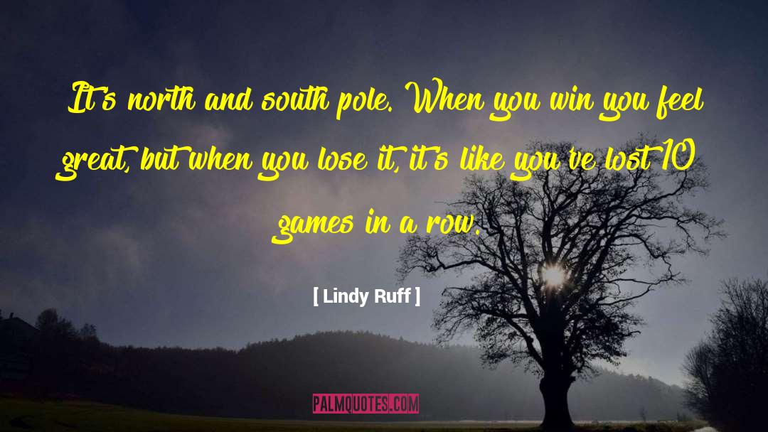 Pole quotes by Lindy Ruff