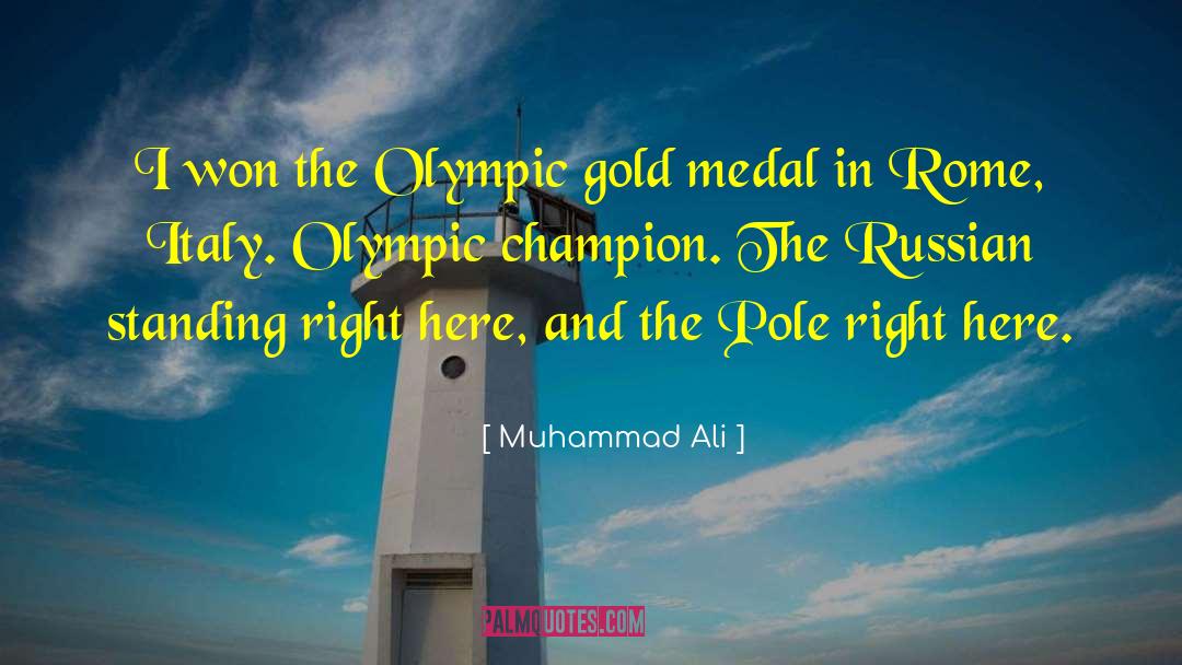 Pole quotes by Muhammad Ali