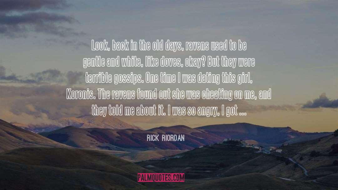 Poleaxed Facial Expression quotes by Rick Riordan