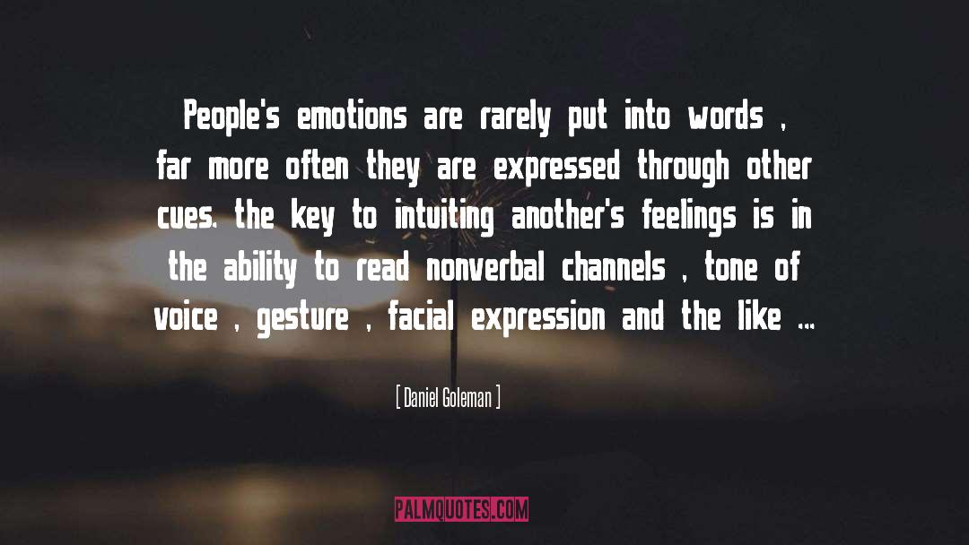 Poleaxed Facial Expression quotes by Daniel Goleman