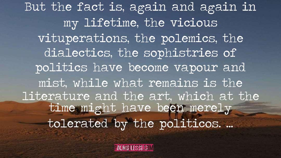 Polemics Monger quotes by Doris Lessing