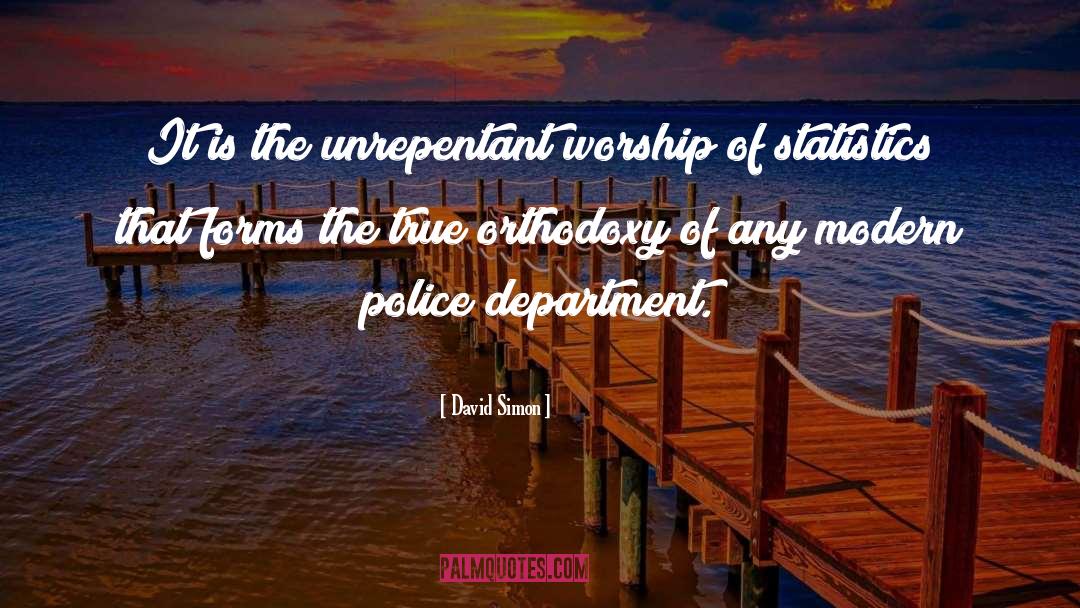 Police Department quotes by David Simon