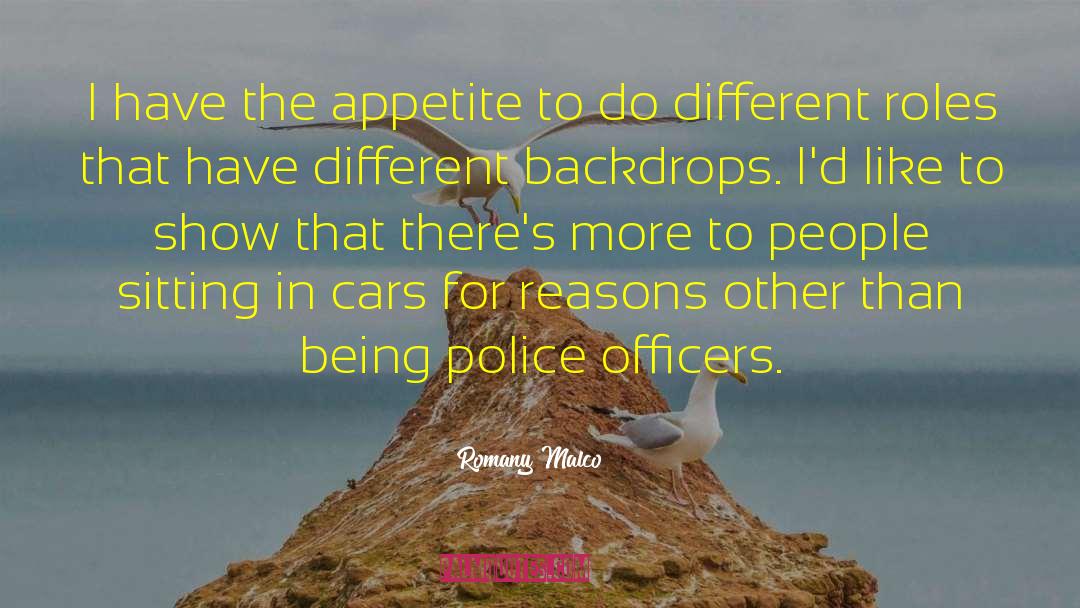 Police Officers quotes by Romany Malco