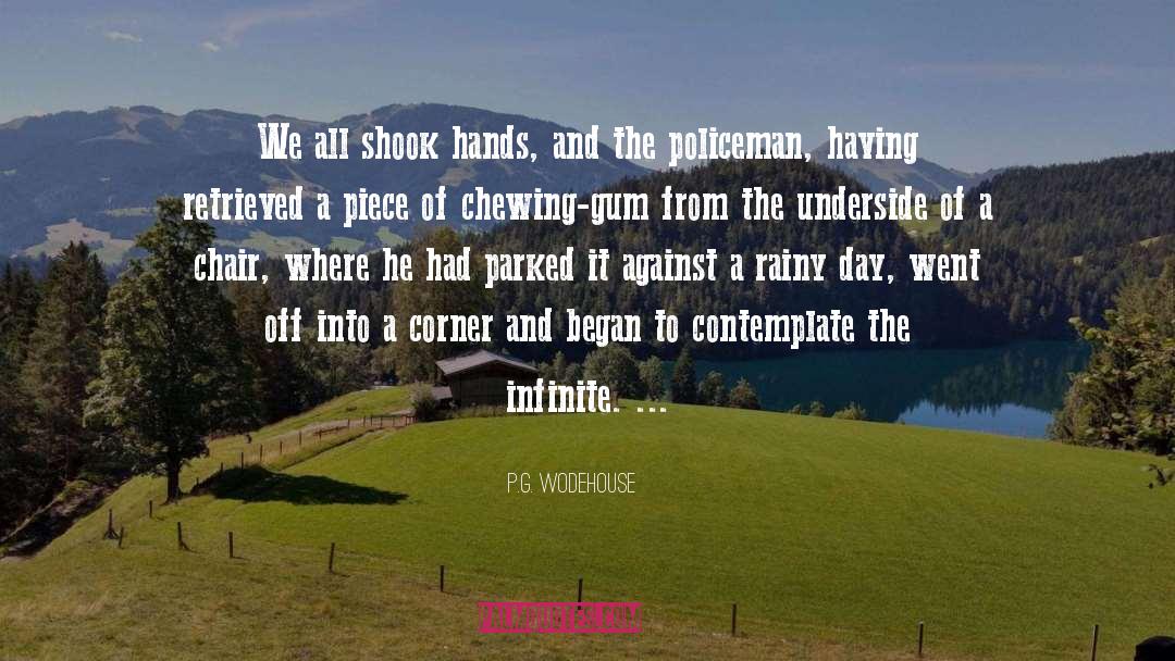 Policemen quotes by P.G. Wodehouse