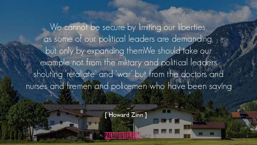 Policemen quotes by Howard Zinn