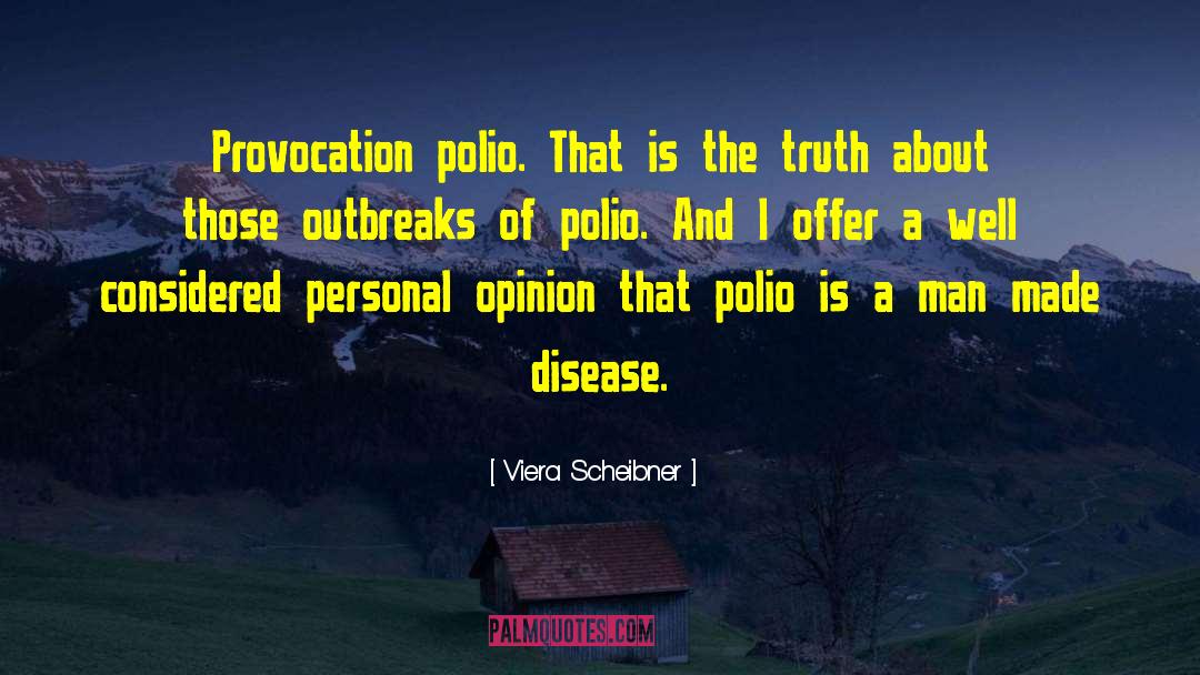 Polio quotes by Viera Scheibner