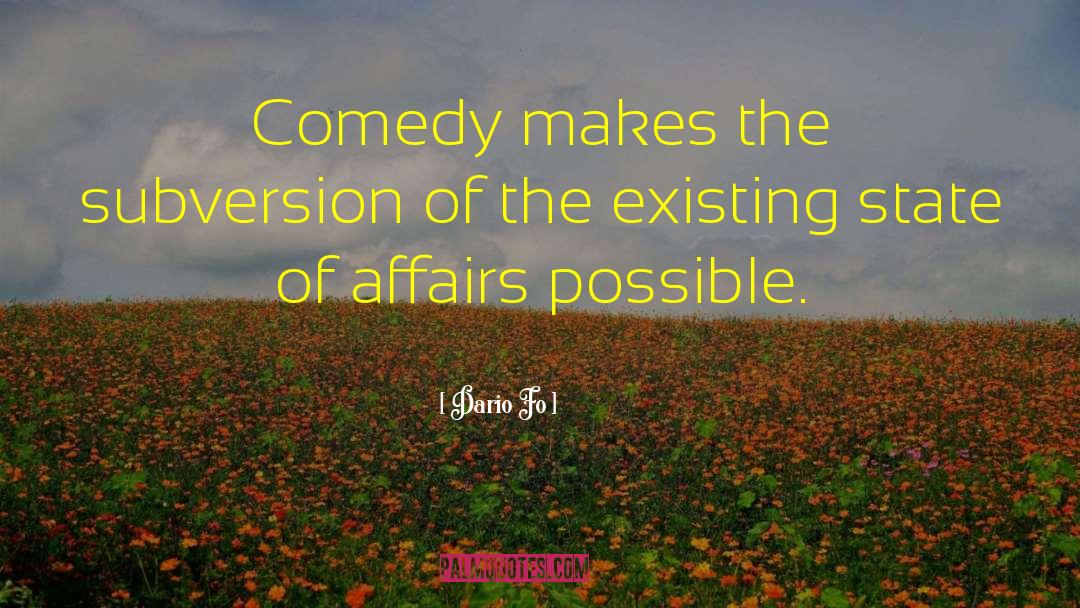 Politcal Comedy quotes by Dario Fo