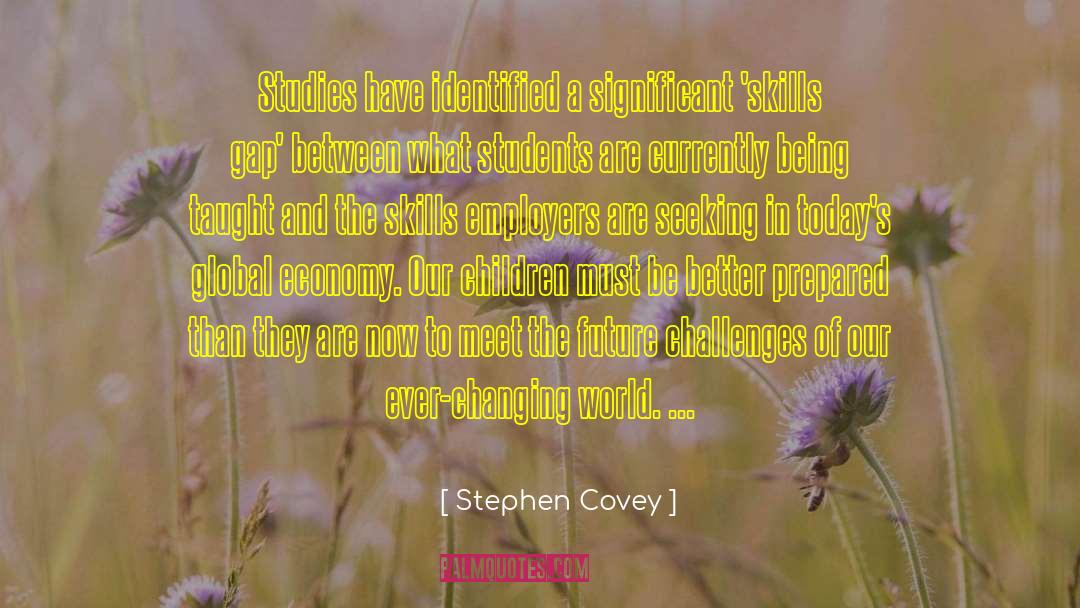 Politcal Economy quotes by Stephen Covey