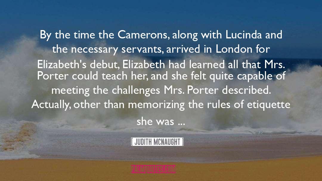 Politely quotes by Judith McNaught