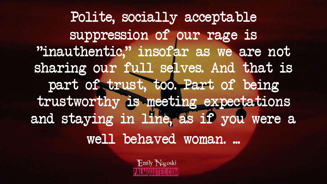 Politeness quotes by Emily Nagoski