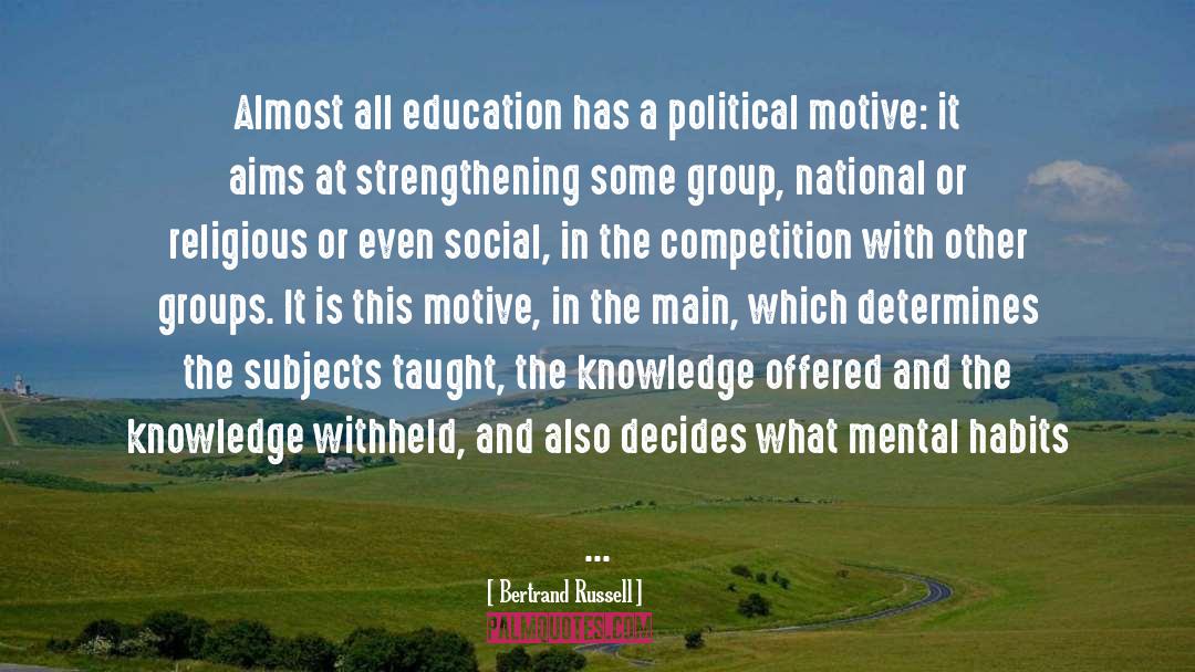 Political Advertising quotes by Bertrand Russell