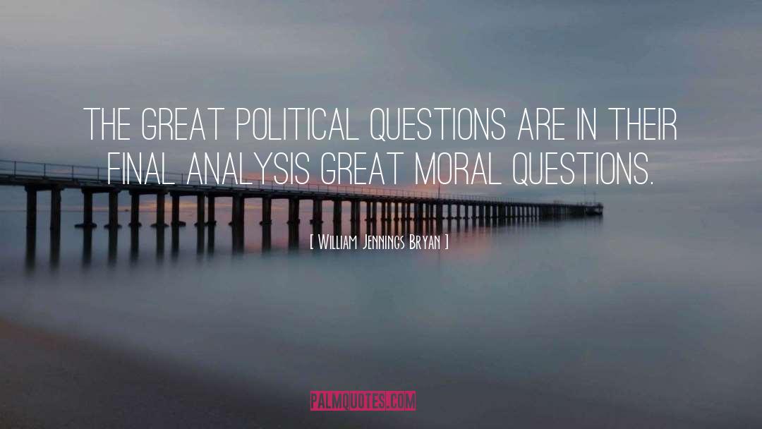 Political Analysis quotes by William Jennings Bryan