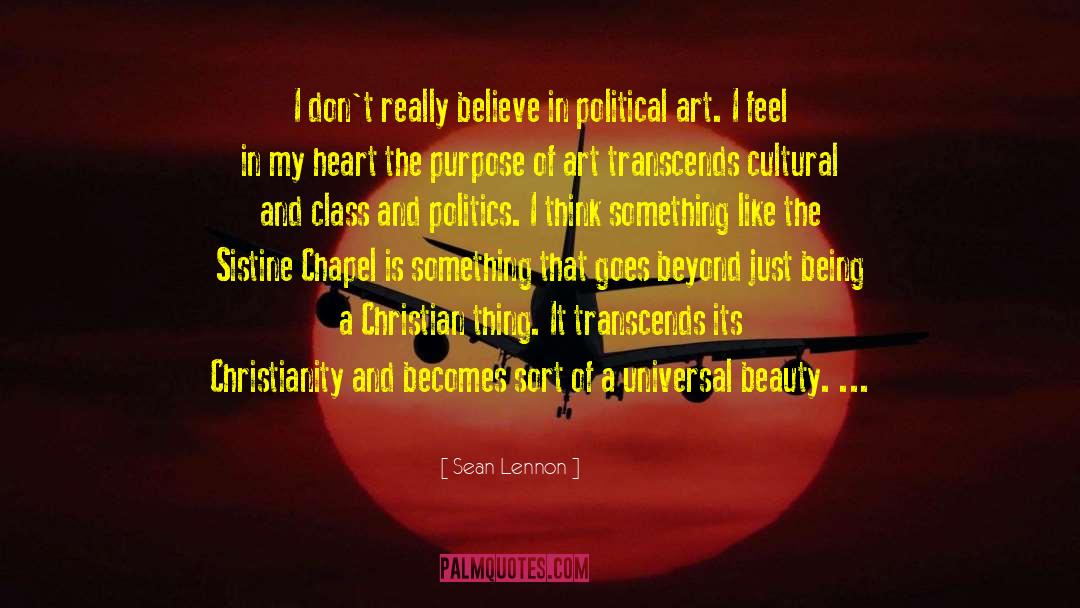 Political Art quotes by Sean Lennon