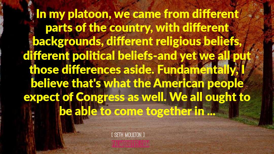 Political Beliefs quotes by Seth Moulton