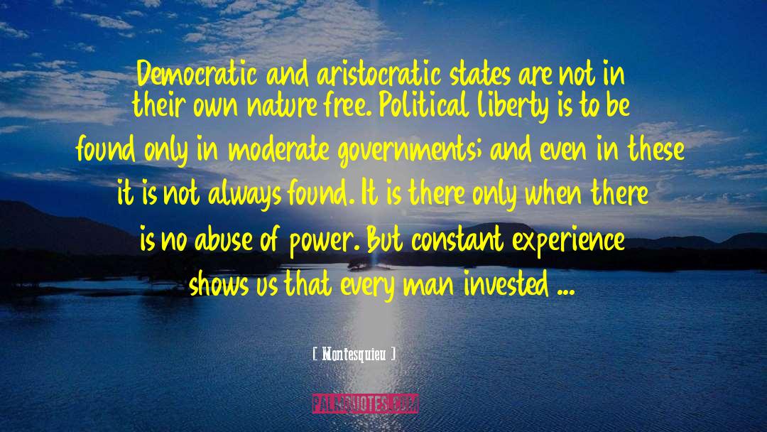 Political Candidates quotes by Montesquieu