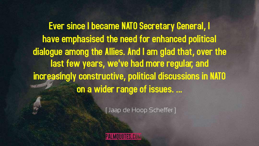 Political Coalition quotes by Jaap De Hoop Scheffer