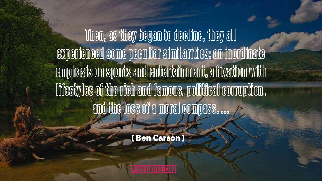 Political Corruption quotes by Ben Carson