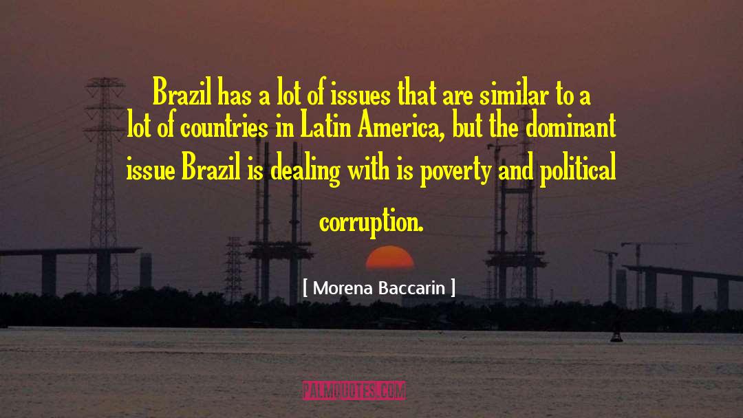 Political Corruption quotes by Morena Baccarin