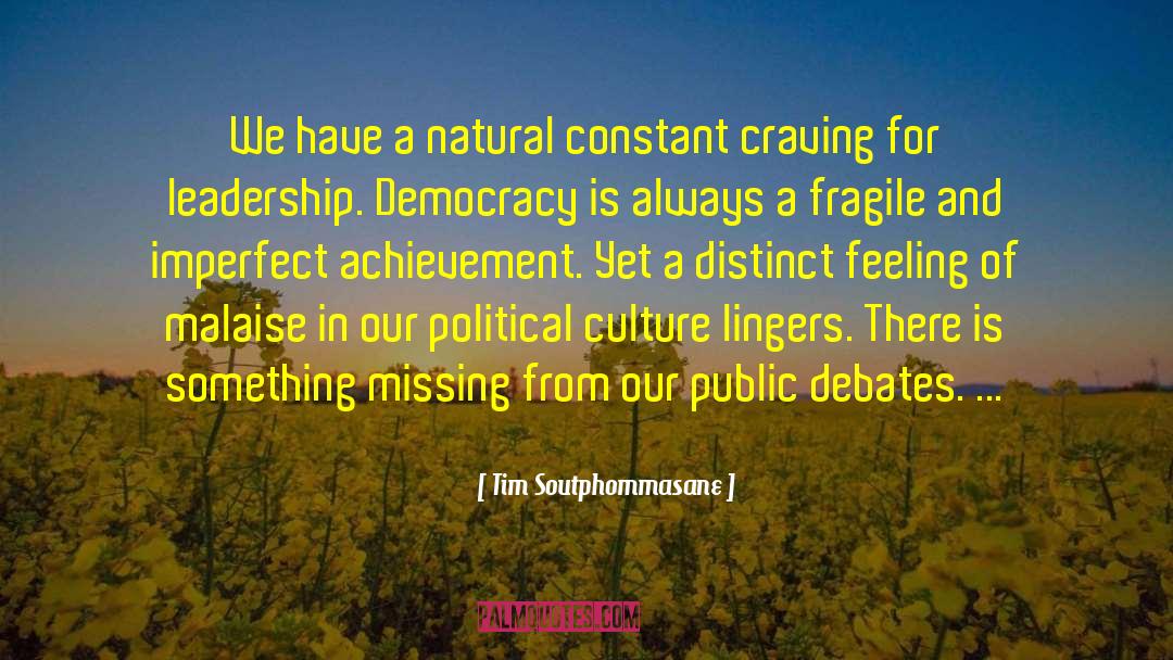 Political Culture quotes by Tim Soutphommasane