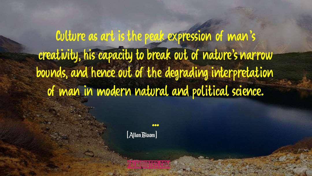 Political Culture quotes by Allan Bloom