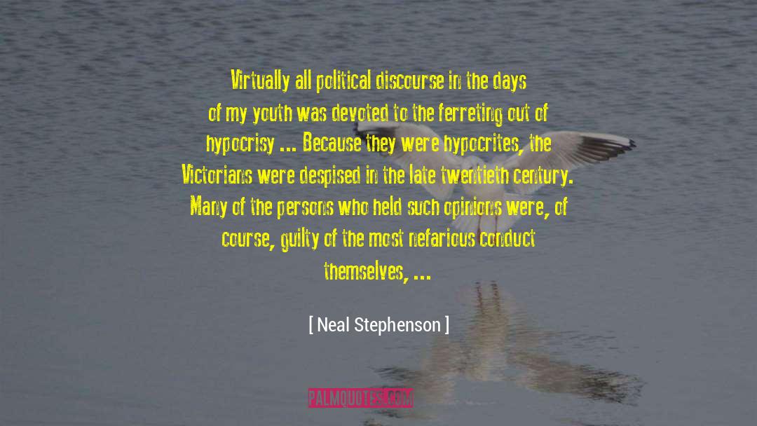 Political Discourse quotes by Neal Stephenson