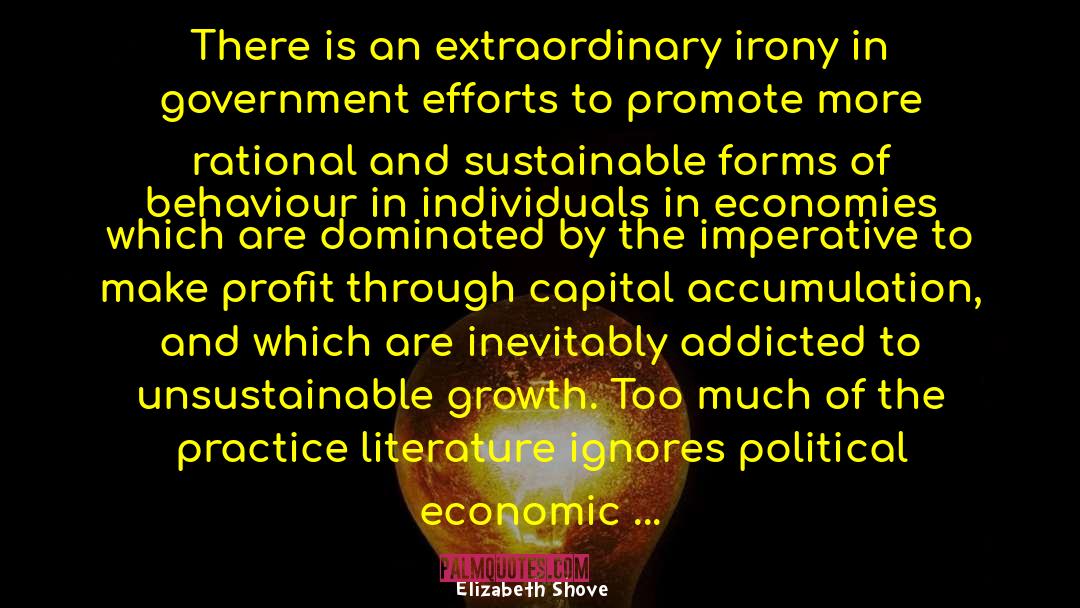 Political Domination quotes by Elizabeth Shove