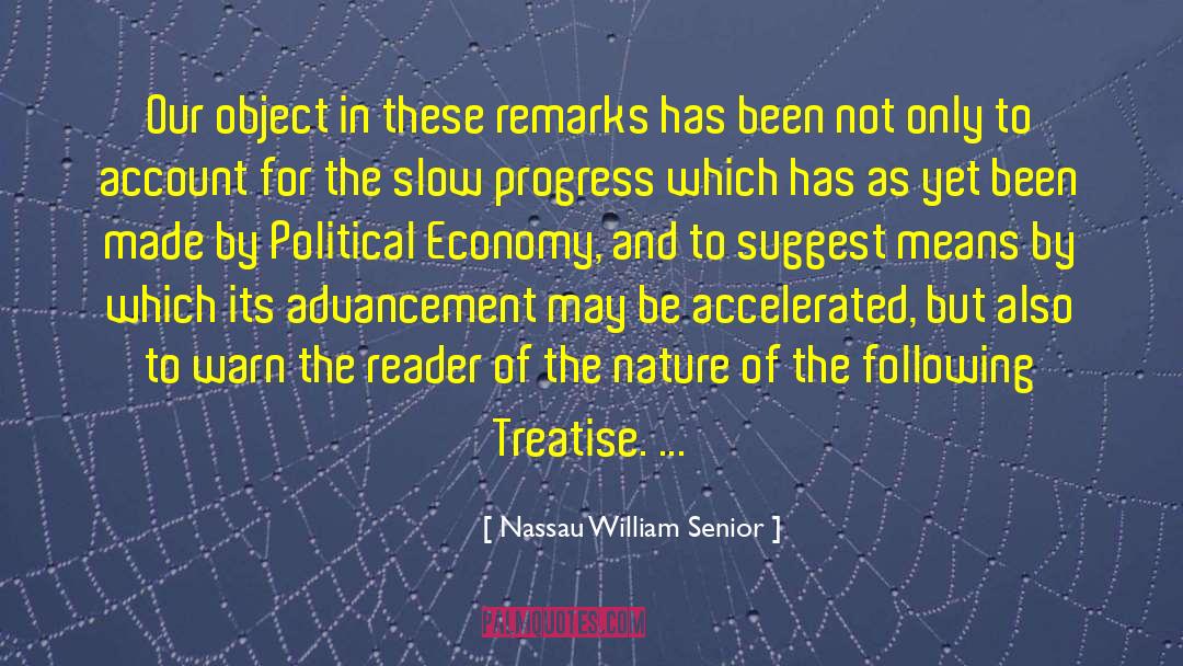 Political Economy quotes by Nassau William Senior
