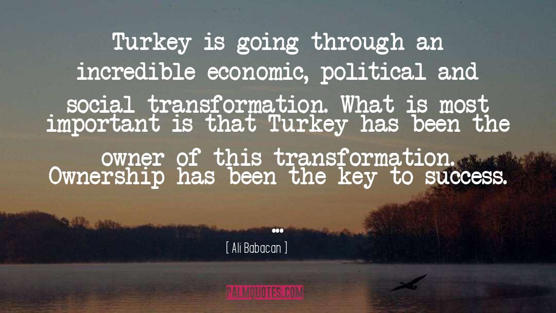 Political Economy quotes by Ali Babacan