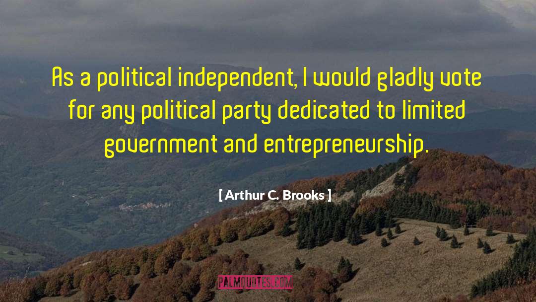 Political Education quotes by Arthur C. Brooks