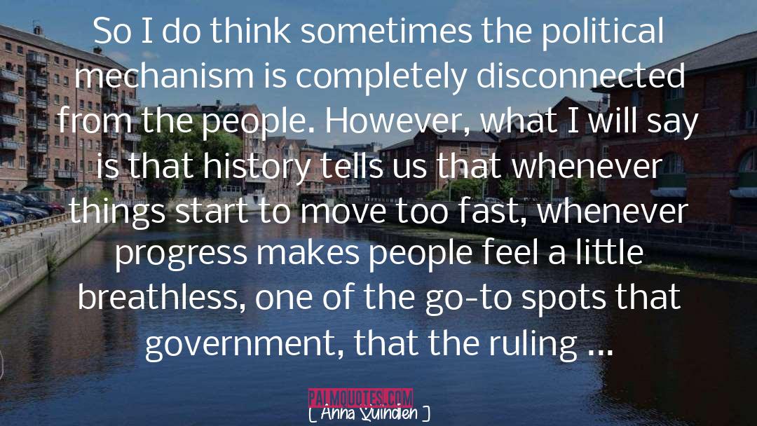 Political Elections quotes by Anna Quindlen