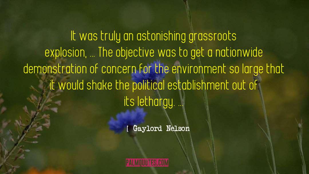 Political Environment quotes by Gaylord Nelson