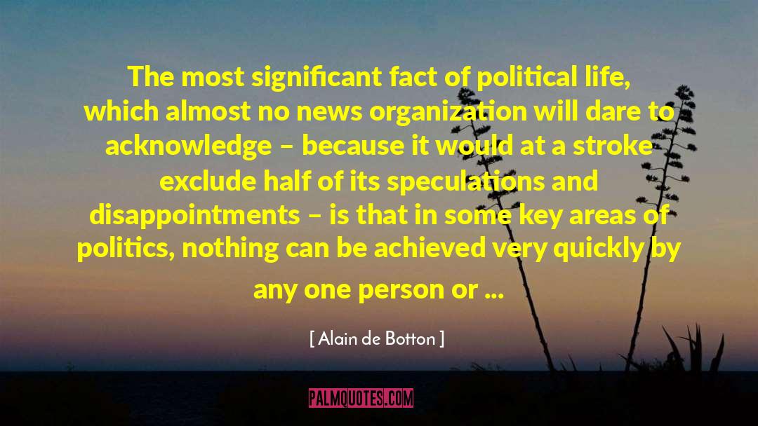 Political Environment quotes by Alain De Botton