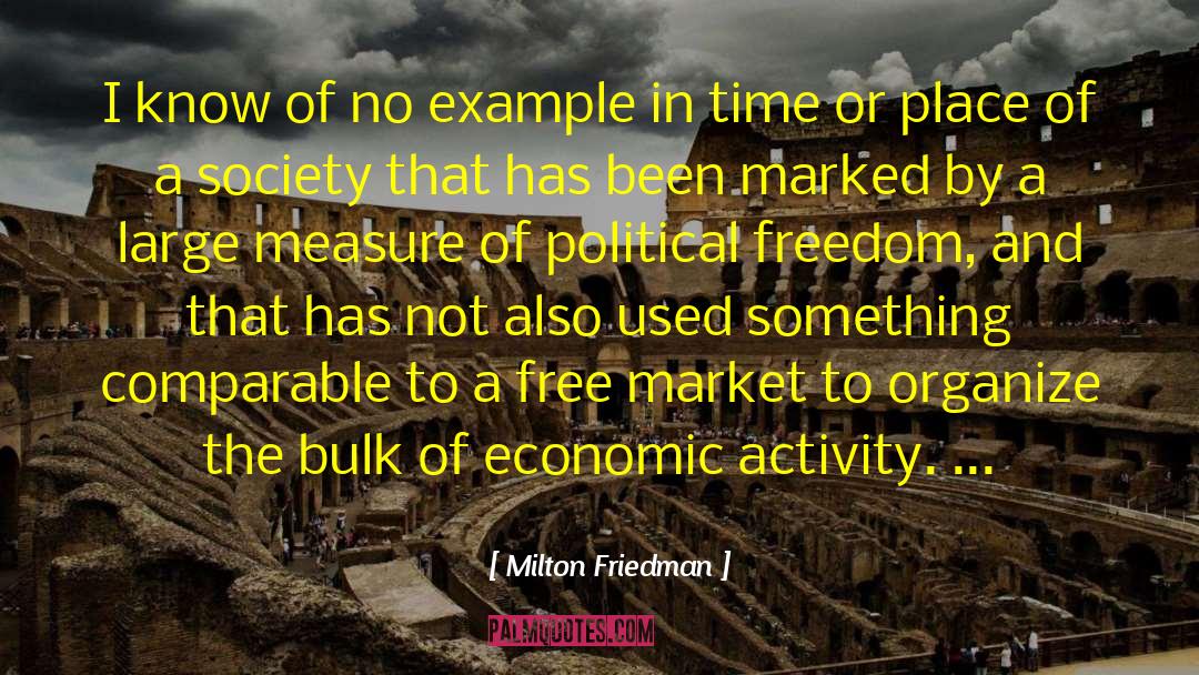 Political Freedom quotes by Milton Friedman