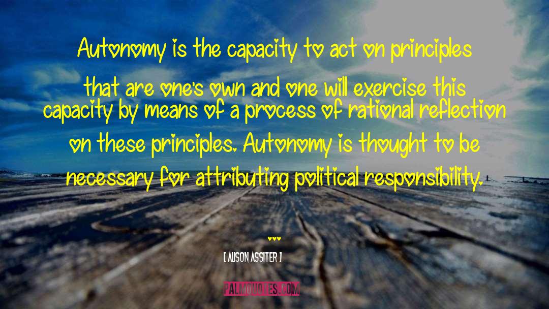 Political Freedom quotes by Alison Assiter