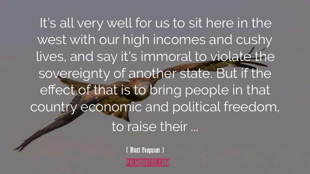 Political Freedom quotes by Niall Ferguson