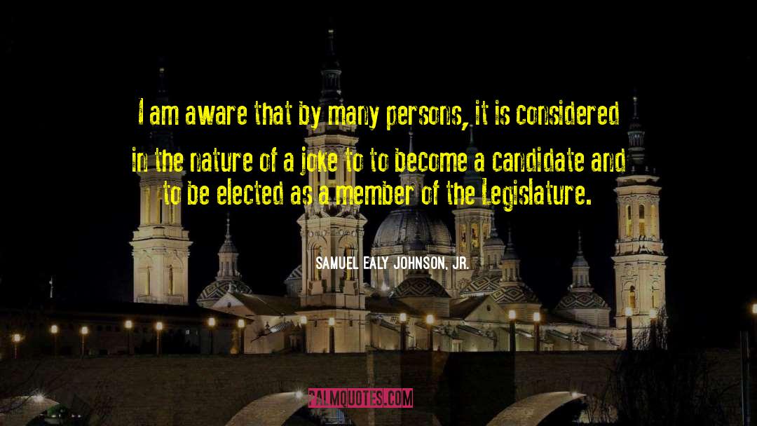 Political Games quotes by Samuel Ealy Johnson, Jr.