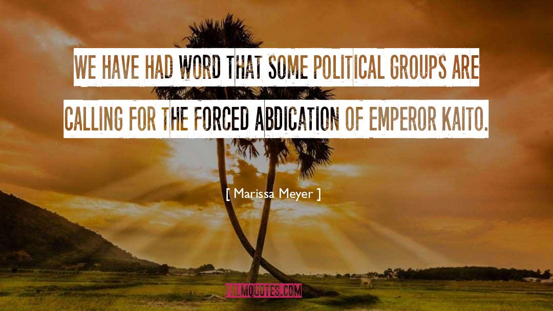Political Groups quotes by Marissa Meyer