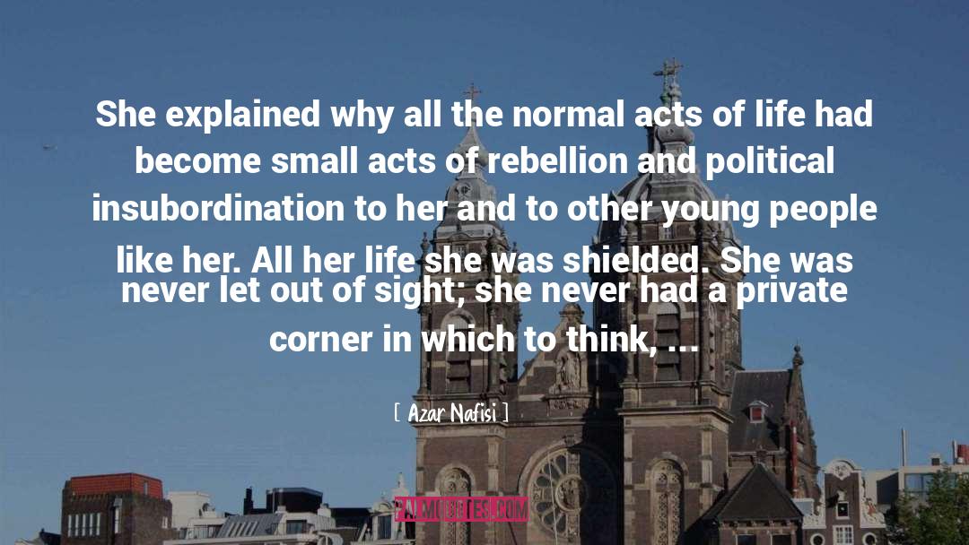 Political Indecision quotes by Azar Nafisi