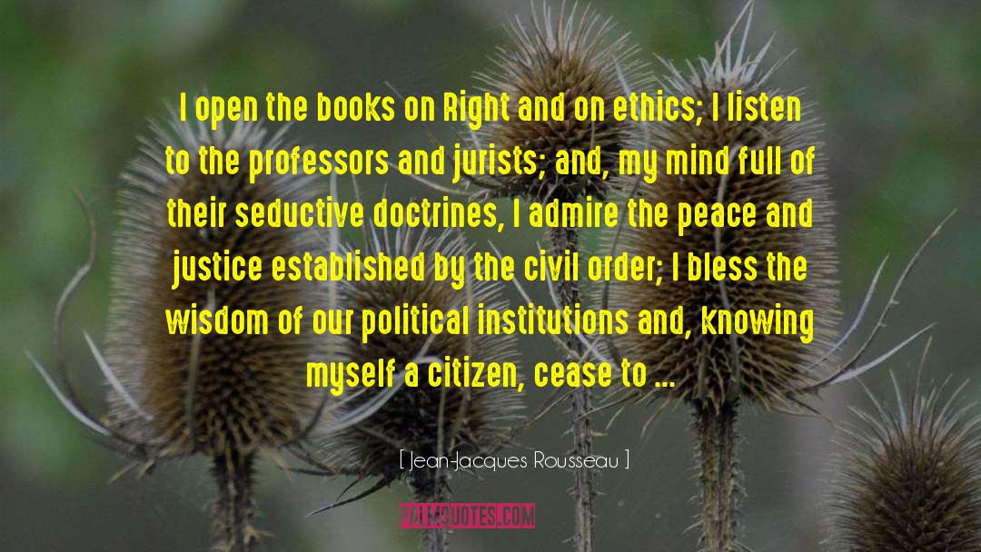 Political Institutions quotes by Jean-Jacques Rousseau