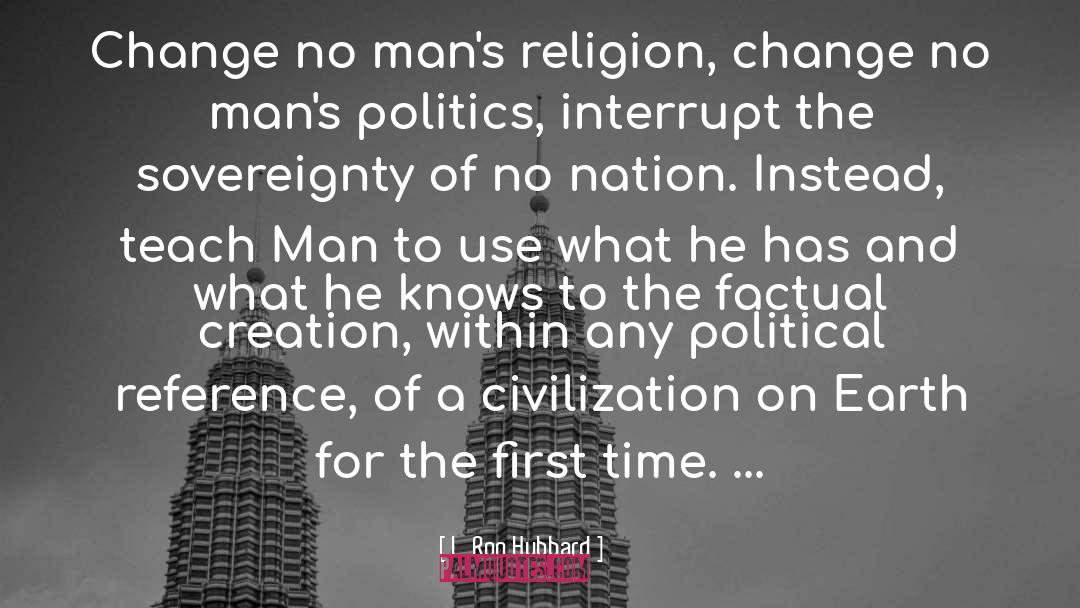 Political Language quotes by L. Ron Hubbard