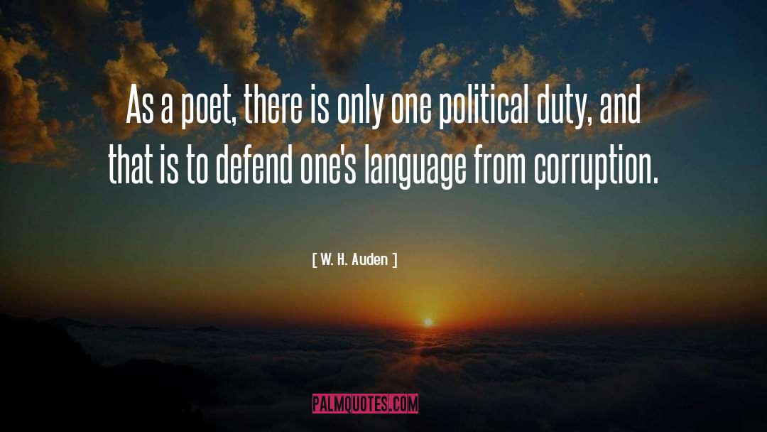 Political Language quotes by W. H. Auden